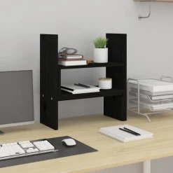 vidaXL Support pour moniteur (39-72)x17x43 cm Bois de pin solide