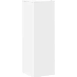 Pelouses & Jardins-vidaXL Support pour plantes 33x33x100 cm bois d'ingénierie Blanc