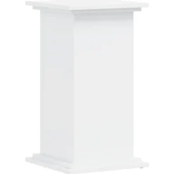 Pelouses & Jardins-vidaXL Support pour plantes 33x33x60 cm bois d'ingénierie Blanc