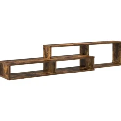 Meubles Tv-vidaXL SupportmuralpourTV 150x25x28,5cm Bois d'ingénierie Ch&ecirc;ne fumé