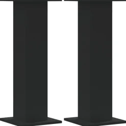 vidaXL Supports de haut-parleurs 2 pcs bois d'ingénierie