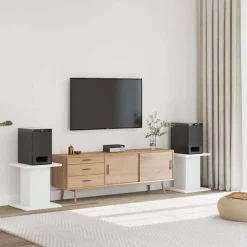 vidaXL Supports de haut-parleurs 2 pcs bois d'ingénierie