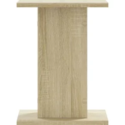 Appareils Électroniques-vidaXL Supports de haut-parleurs 2 pcs chêne sonoma bois d'ingénierie Ch&ecirc;ne sonoma