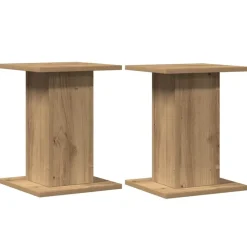 Appareils Électroniques-vidaXL Supports de haut-parleurs 2 pcs chêne artisanal bois ingénierie Ch&ecirc;ne