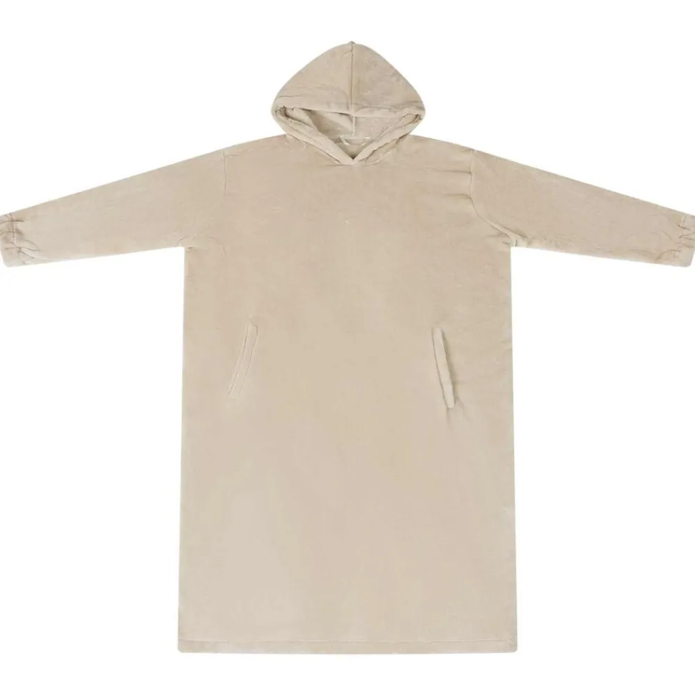 Vêtements & Accessoires-vidaXL Sweat à capuche couverture s Flanelle Beige