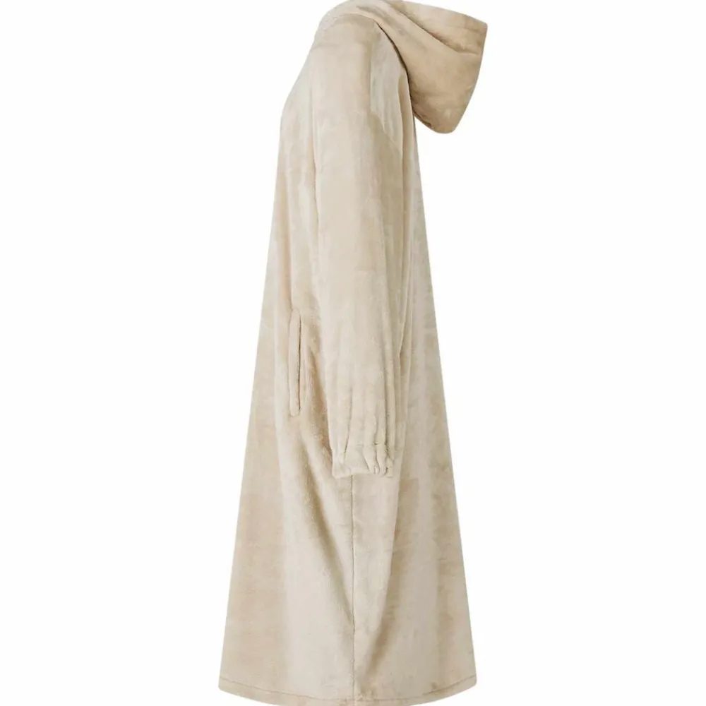 Vêtements & Accessoires-vidaXL Sweat à capuche couverture s Flanelle Beige