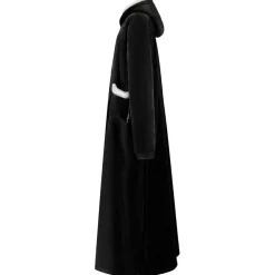 Vêtements & Accessoires-vidaXL Sweat à capuche couverture M Polaire et flanelle Noir