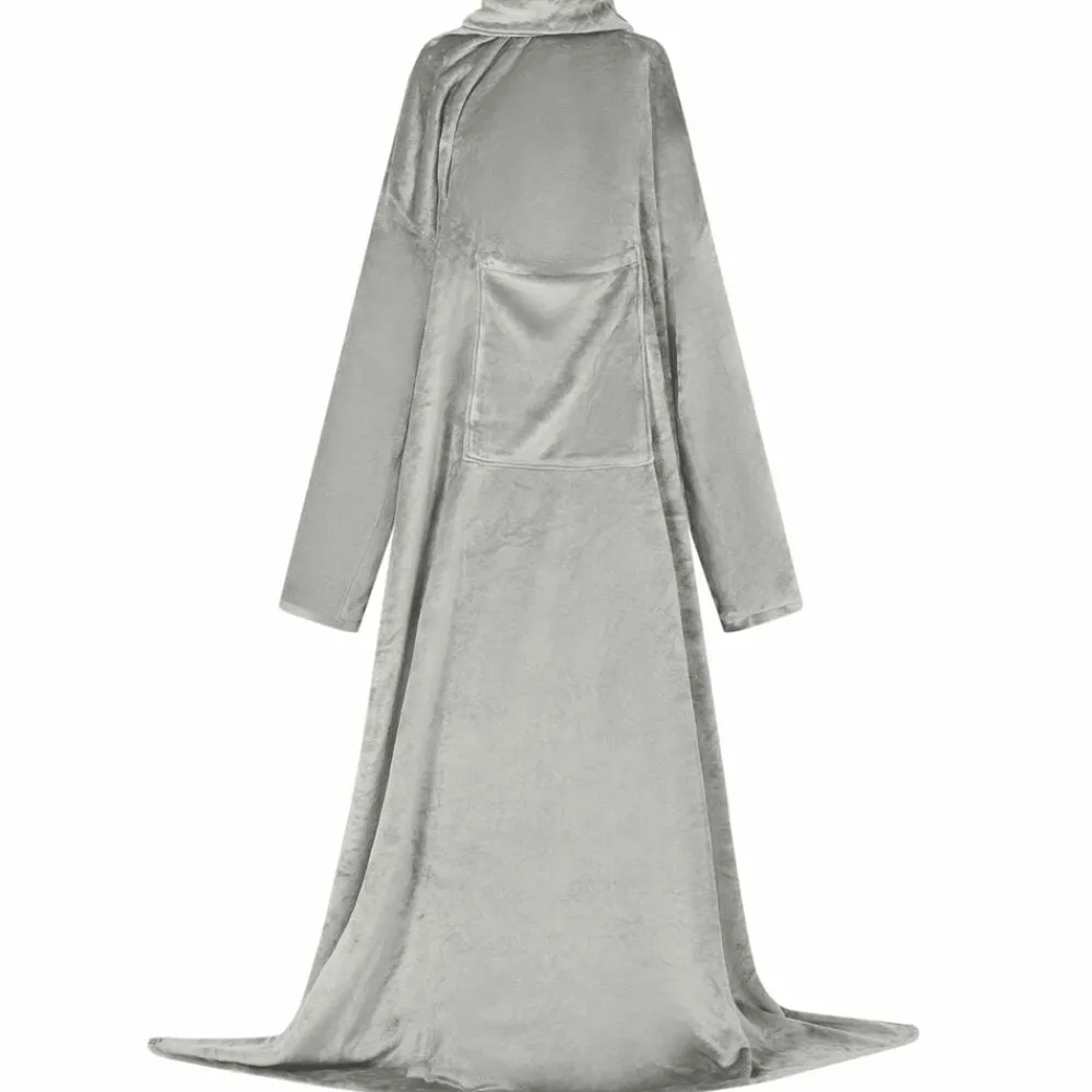 vidaXL Sweat à capuche couverture F Flanelle