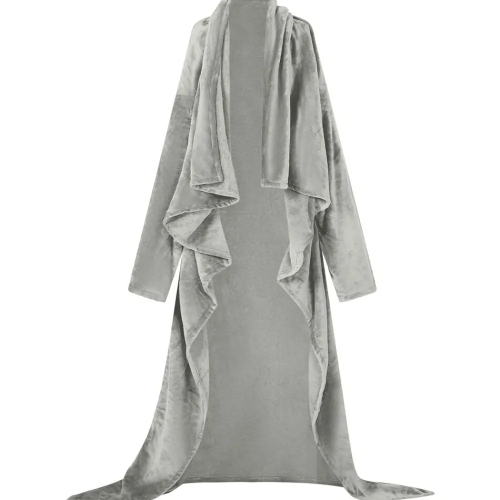 vidaXL Sweat à capuche couverture F Flanelle
