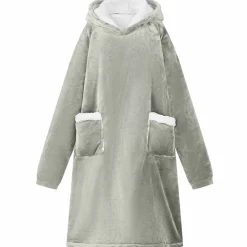 vidaXL Sweat à capuche couverture M Polaire et flanelle