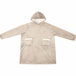 vidaXL Sweat à capuche couverture M Polaire et flanelle