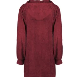 Vêtements & Accessoires-vidaXL Sweat à capuche couverture KINN Rouge L Coton Bordeaux&nbsp;