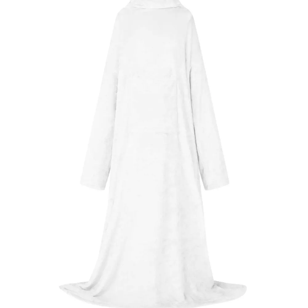 vidaXL Sweat à capuche couverture F Flanelle