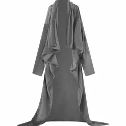 vidaXL Sweat à capuche couverture F Flanelle