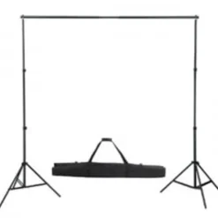 vidaXL Système de support de toile de fond 300 x 300 cm