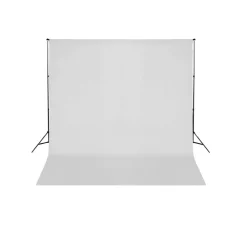 vidaXL Système de support de toile de fond 600 x 300 cm