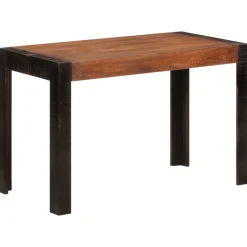 Tables-vidaXL Table à dîner 120x60x76 cm bois de manguier massif marron miel