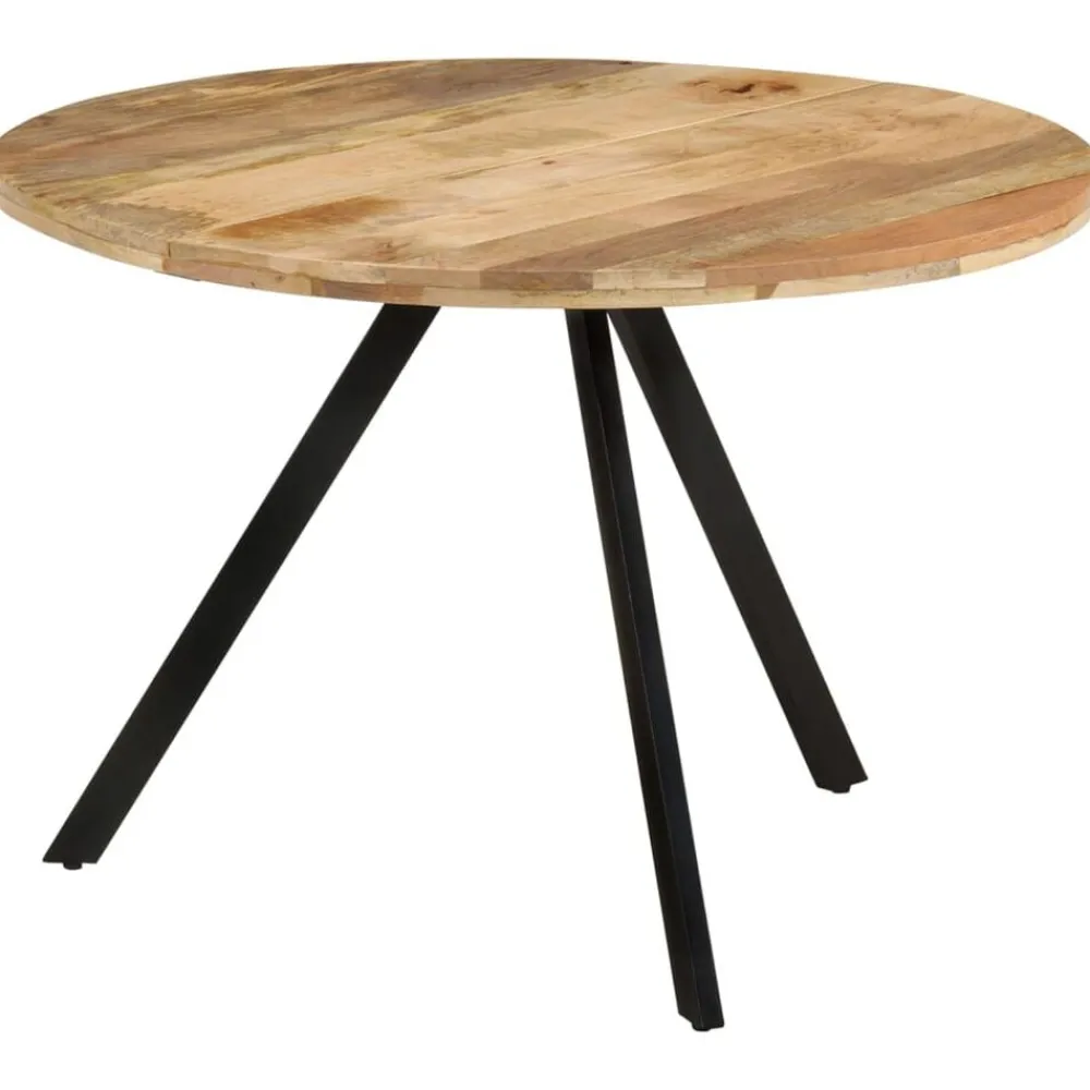 vidaXL Table à dîner 110x75 cm Bois de manguier massif