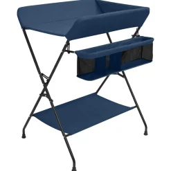 vidaXL Table à langer Fer