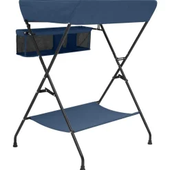 vidaXL Table à langer Fer