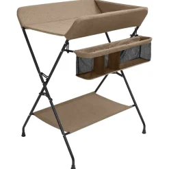Change De Bébé-vidaXL Table à langer Fer Taupe