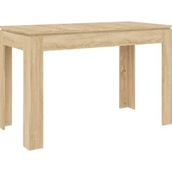 vidaXL Table à manger Chêne sonoma 120x60x76 cm Bois d'ingénierie