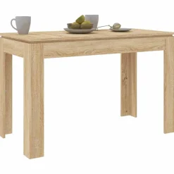 vidaXL Table à manger Chêne sonoma 120x60x76 cm Bois d'ingénierie