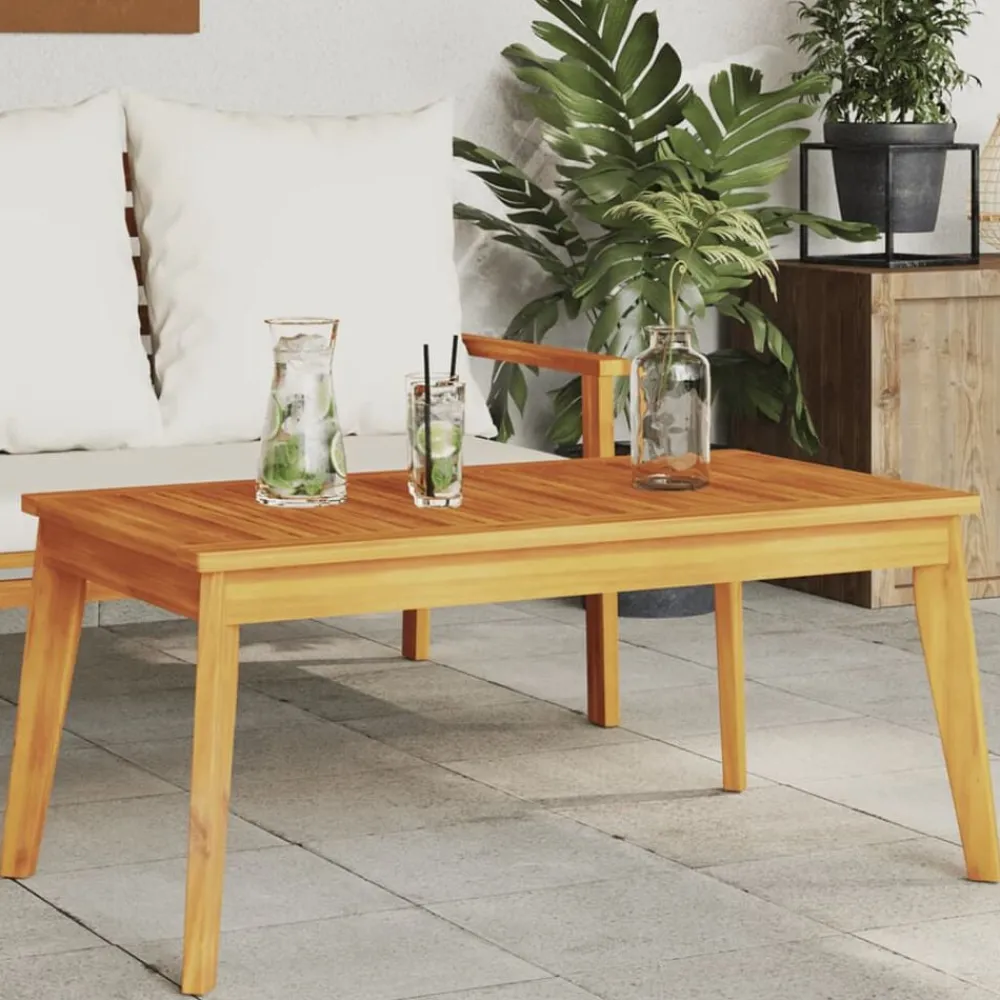 vidaXL Table à manger de jardin 100x55x45 cm bois massif d'acacia