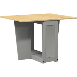 vidaXL Table à manger papillon pliable Corona bois de pin massif