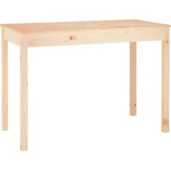 vidaXL Table à manger 110x55x75 cm Bois massif de pin
