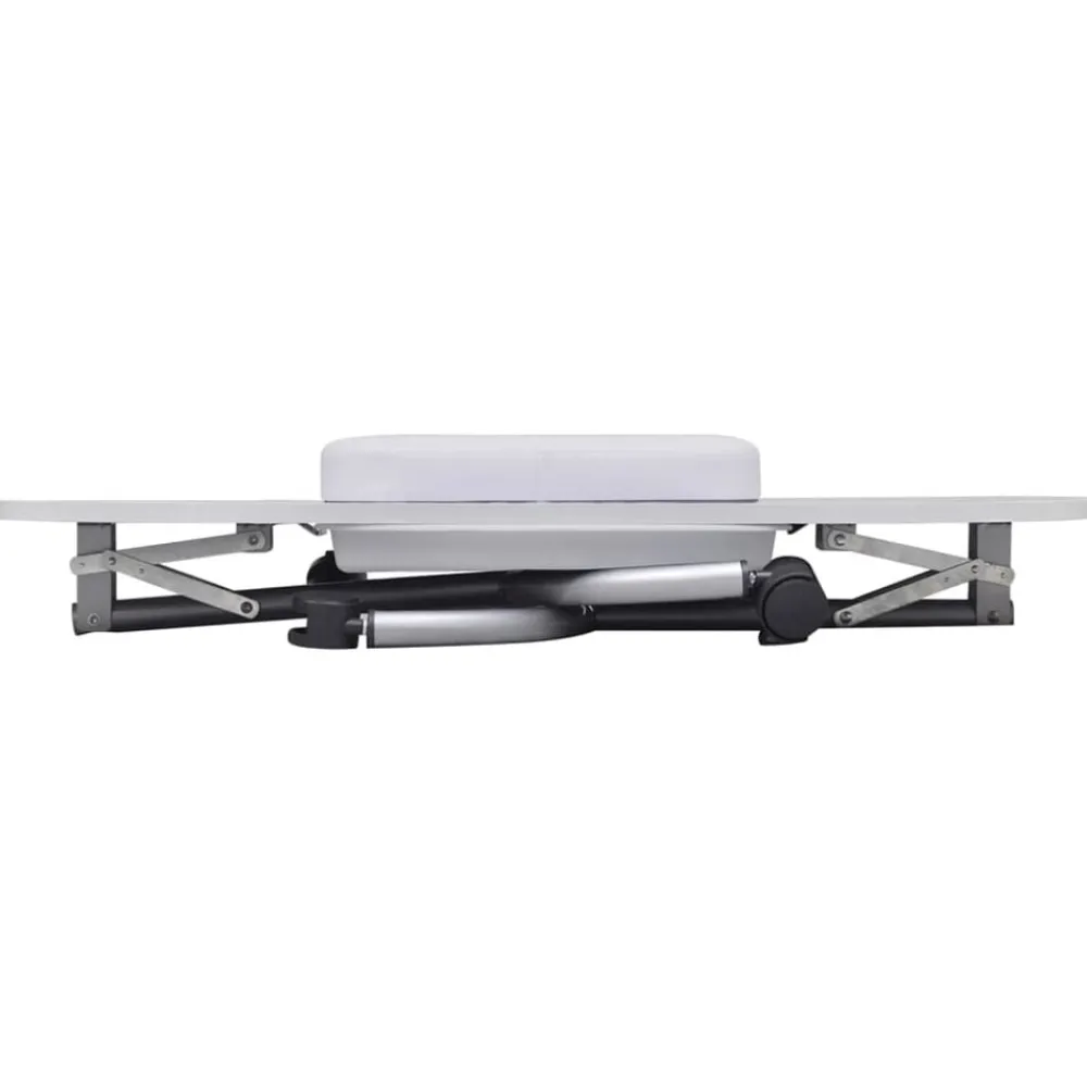vidaXL Table à manucure pliable avec roulettes