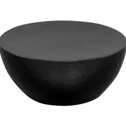 vidaXL Table basse Aluminium martelé 70x30 cm