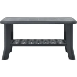 vidaXL Table basse 90x60x46 cm Plastique