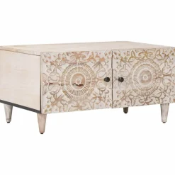 vidaXL Table basse 80 x 50 x 40 cm Bois de mangue massif