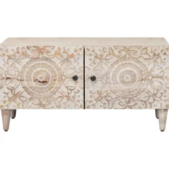 vidaXL Table basse 80 x 50 x 40 cm Bois de mangue massif