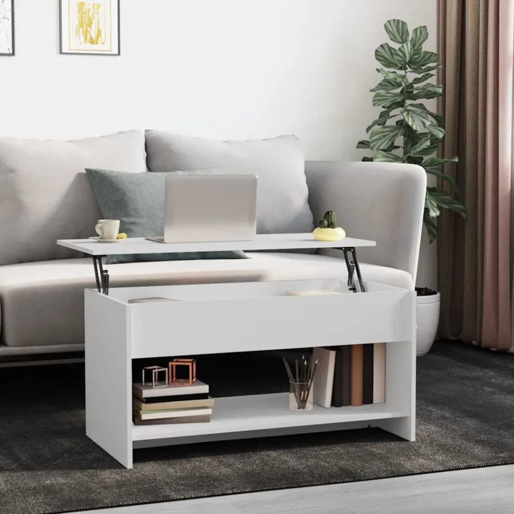 vidaXL Table basse 102x50x52,5 cm bois d'ingénierie