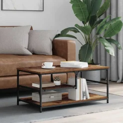 vidaXL Table basse 90 x 49 x 40 cm Bois d'ingénierie