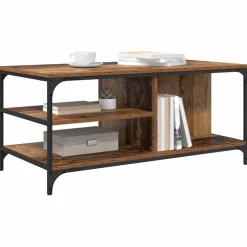 Tables-vidaXL Table basse 100 x 50 x 45 cm Bois d'ingénierie Bois ancien