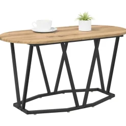 Tables-vidaXL Table basse Chêne artisanal 80 x 40 x 40.5 cm ch&ecirc;ne artisanal