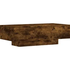 vidaXL Table basse chêne fumé 100x49,5x31 cm bois d'ingénierie