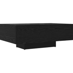 vidaXL Table basse Chêne noir 85 x 55 x 31 cm