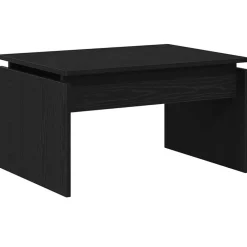 vidaXL Table basse Chêne noir 68 x 50 x 38 cm Bois d'ingénierie