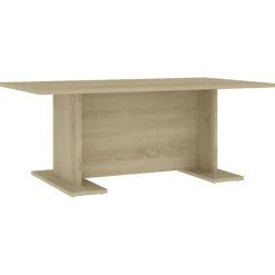 Tables-vidaXL Table basse chêne sonoma 103,5x60x40 cm bois d'ingénierie Chêne sonoma