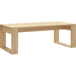 vidaXL Table basse chêne sonoma 102x50x35 cm bois d'ingénierie