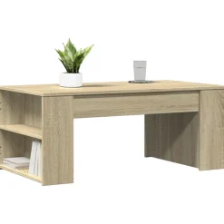 vidaXL Table basse chêne sonoma 102x55x42 cm bois d'ingénierie