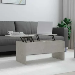 vidaXL Table basse 102x50,5x46,5 cm bois d'ingénierie