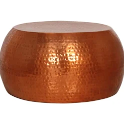 vidaXL Table basse Ø55x28 cm aluminium