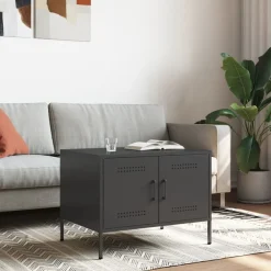 vidaXL Table basse 68x50x50,5 cm acier