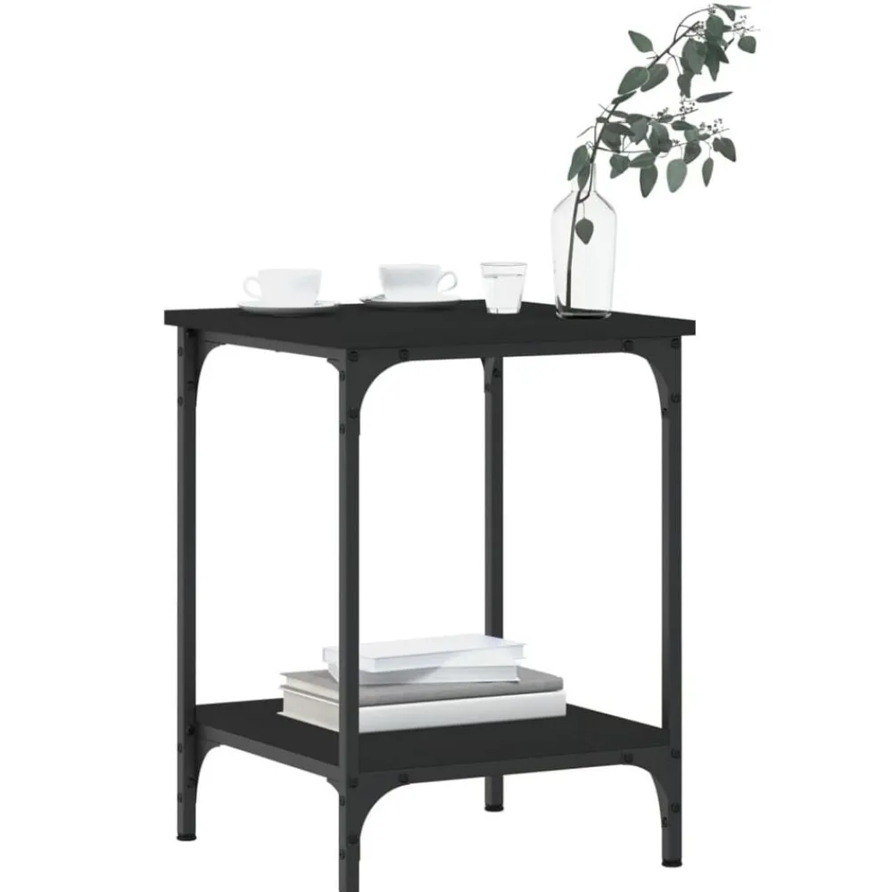 vidaXL Table basse 40x40x55 cm bois d'ingénierie