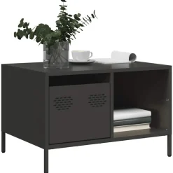 vidaXL Table basse 68,5x50x43,5 cm acier laminé à froid